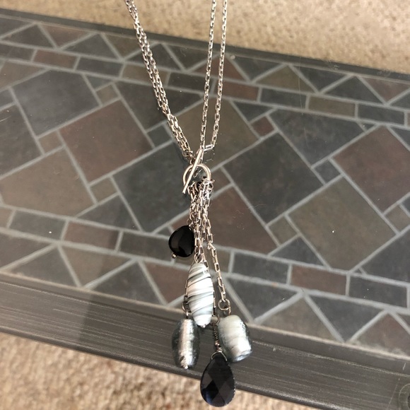 Convertible silver necklace - Picture 2 of 4